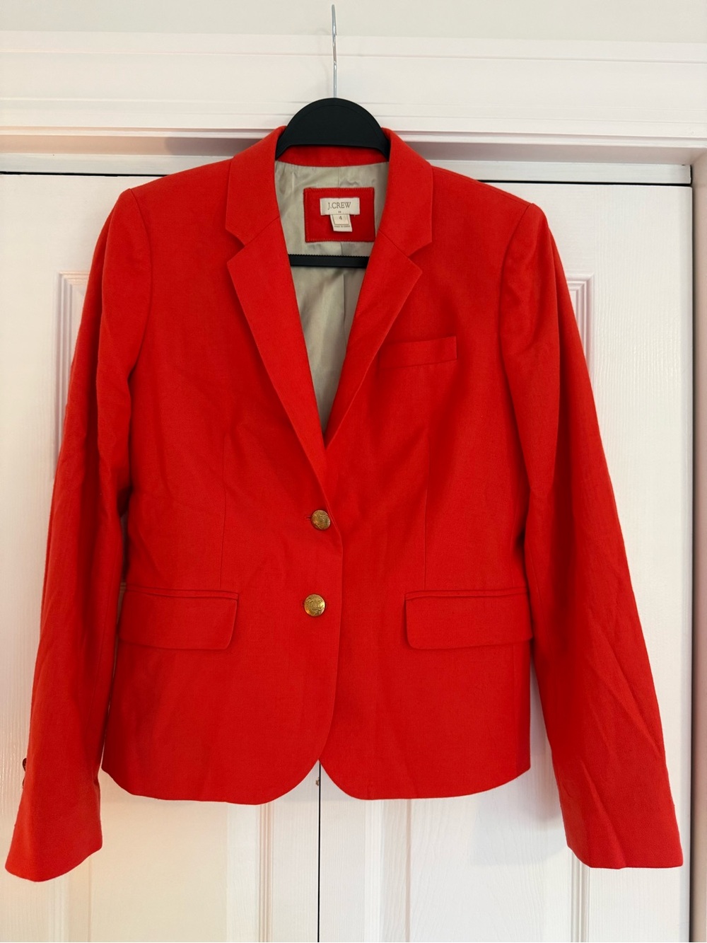 J. Crew Orange Tailored Women's Blazer